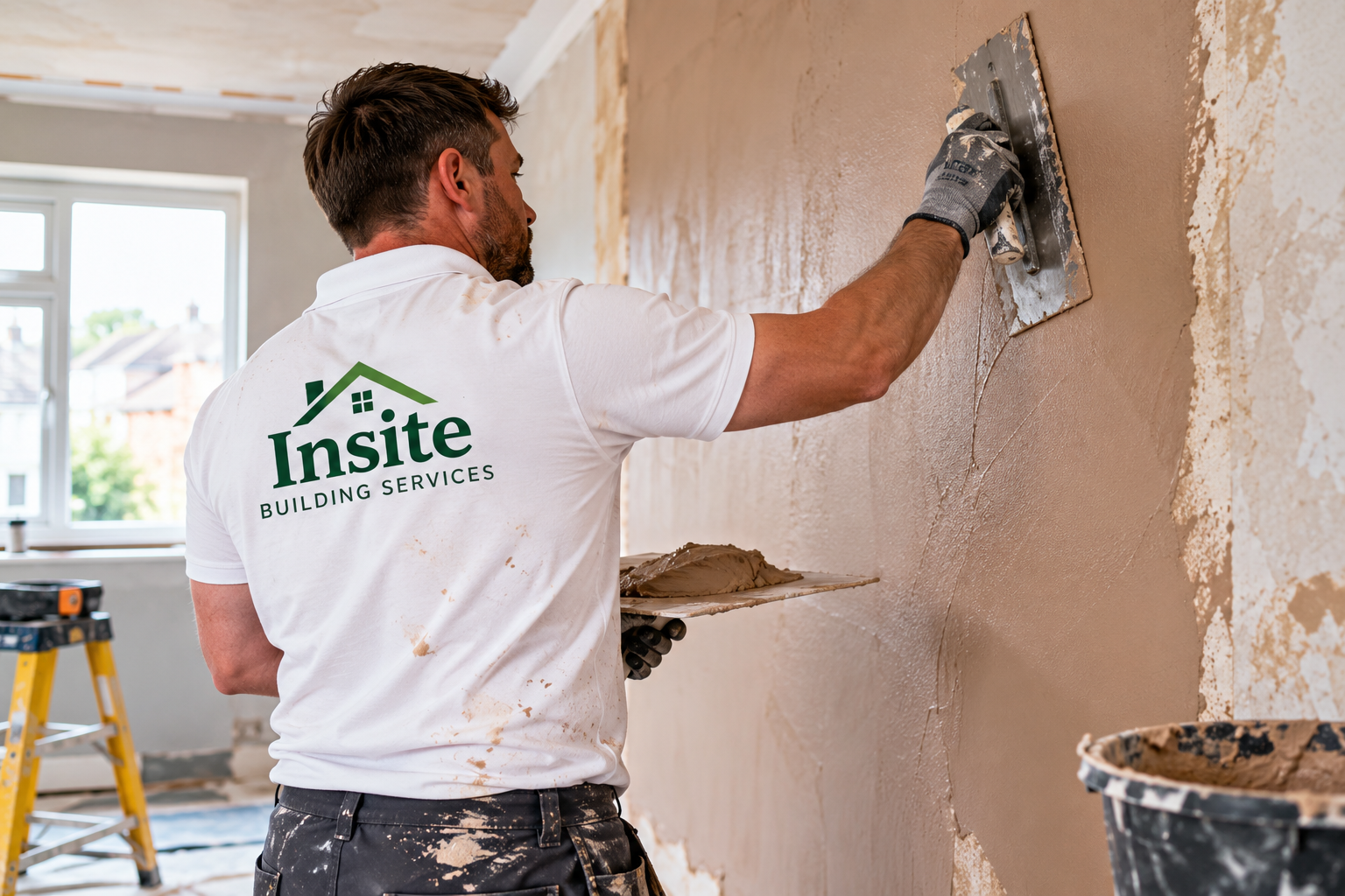 Professional replastering and associated building services by Insite
